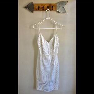 White Sequins Dress